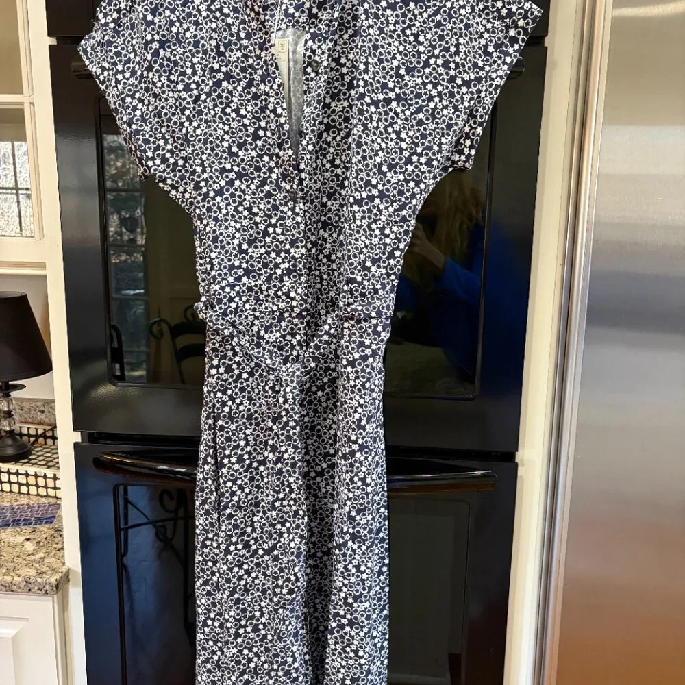 BODEN NEW WITH TAGS NAVY AND WHITE JUMPSUIT 14T_4